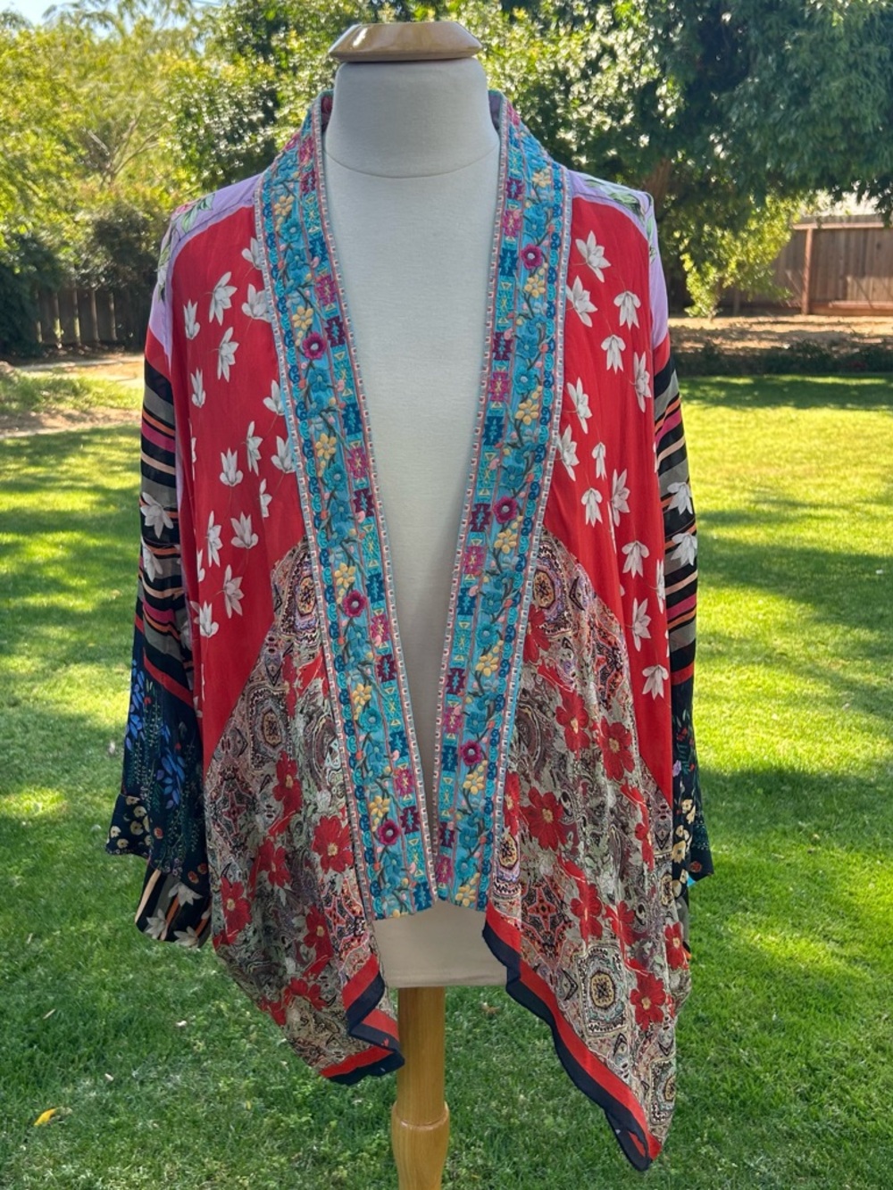 Johnny Was Kimono Size XL
